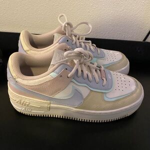 Nike air firce ones.Shadow Pastel color way. Worn twice. Open to offers!